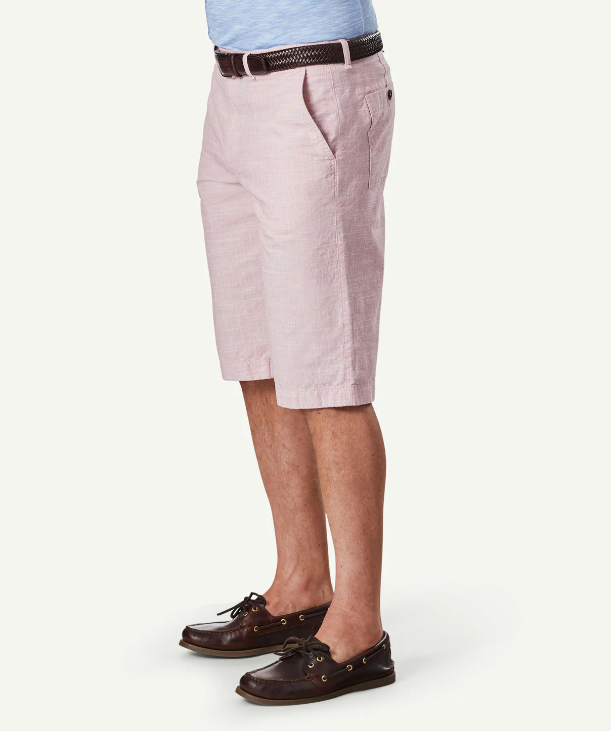 3/4 Hampton Slub Shorts - Washed Red - Image 6