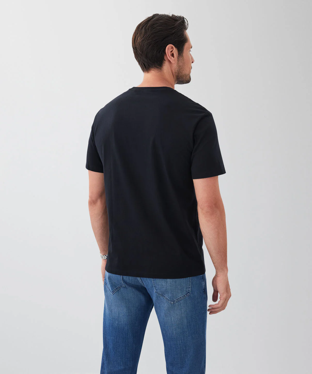 Basic Crew T-shirt - Black - Image 3