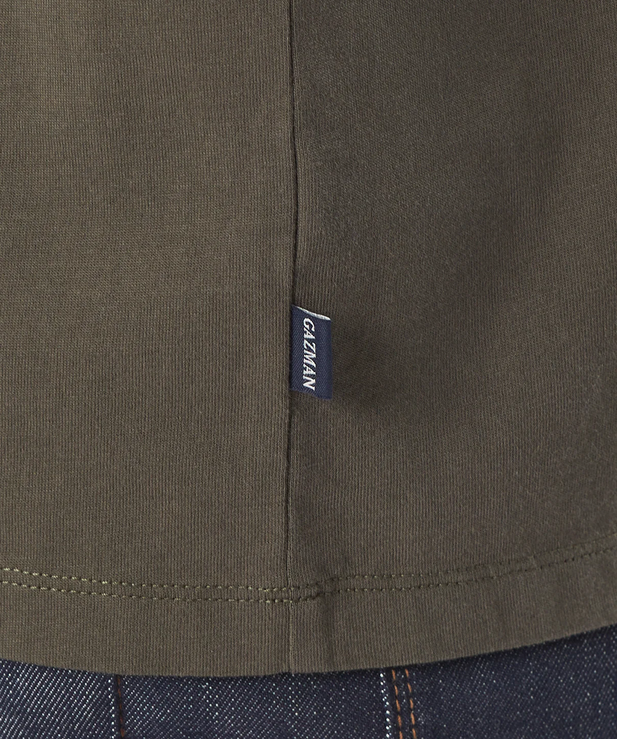 Basic Crew T-shirt - Dark Olive - Image 6