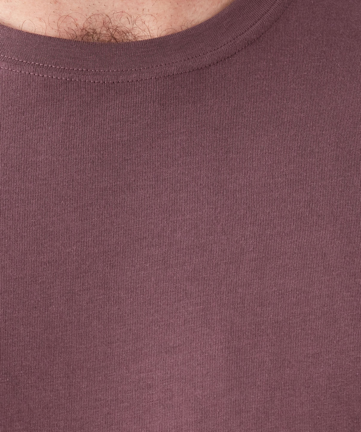 Basic Crew T-Shirt - Plum - Image 6