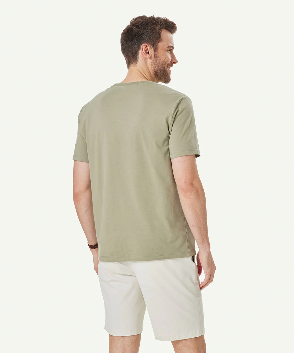 Basic Crew T-shirt - Sage - Image 3