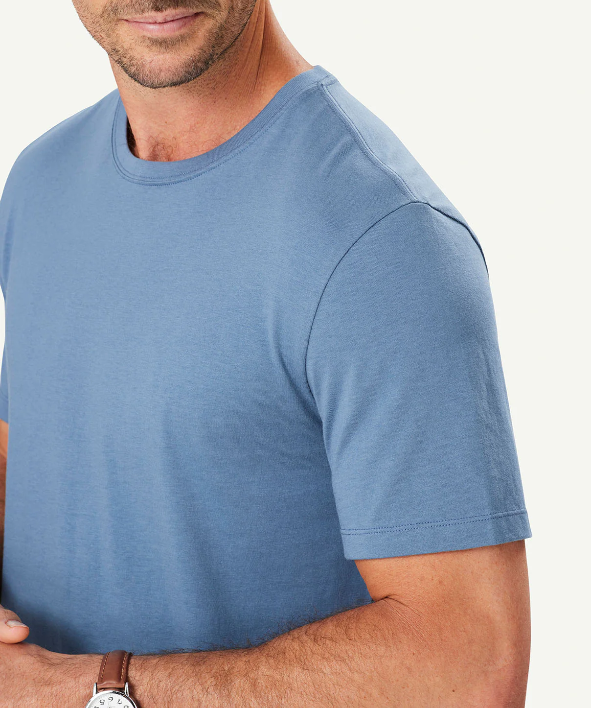 Basic Crew T-shirt - Slate - Image 4