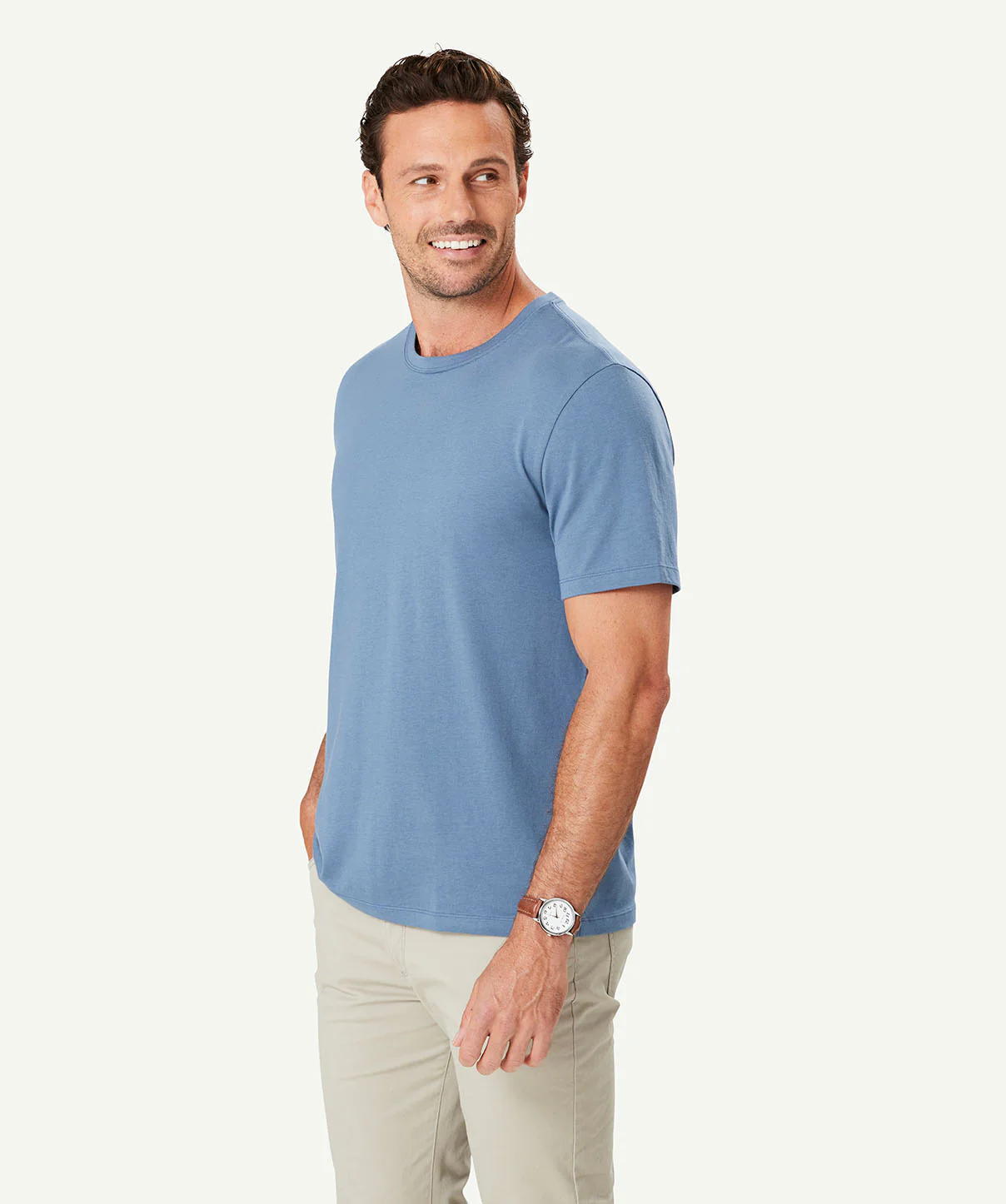 Basic Crew T-shirt - Slate - Image 5