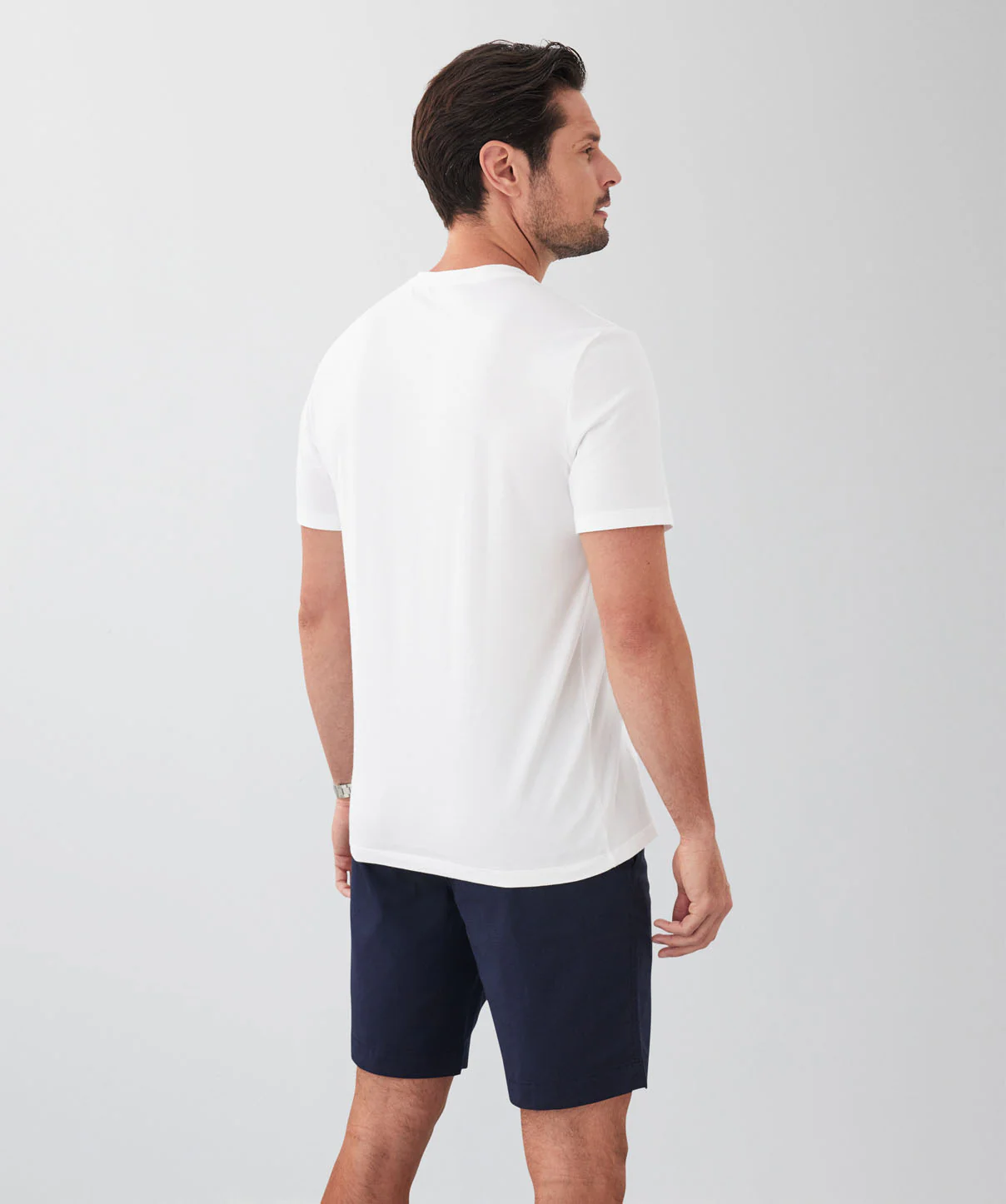 Basic Crew T-shirt - White - Image 3