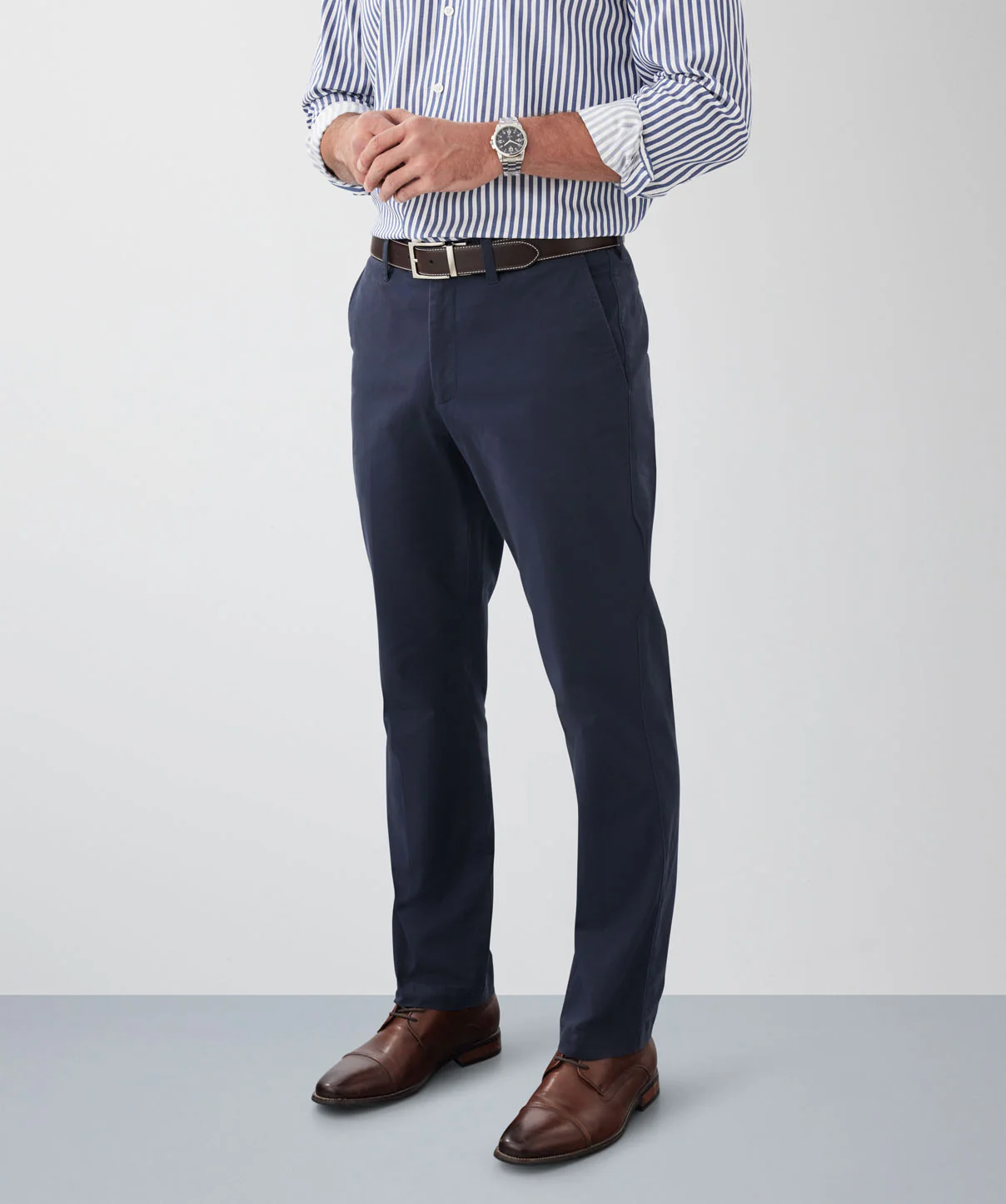 Comfort Chino Pants - Navy - Image 6