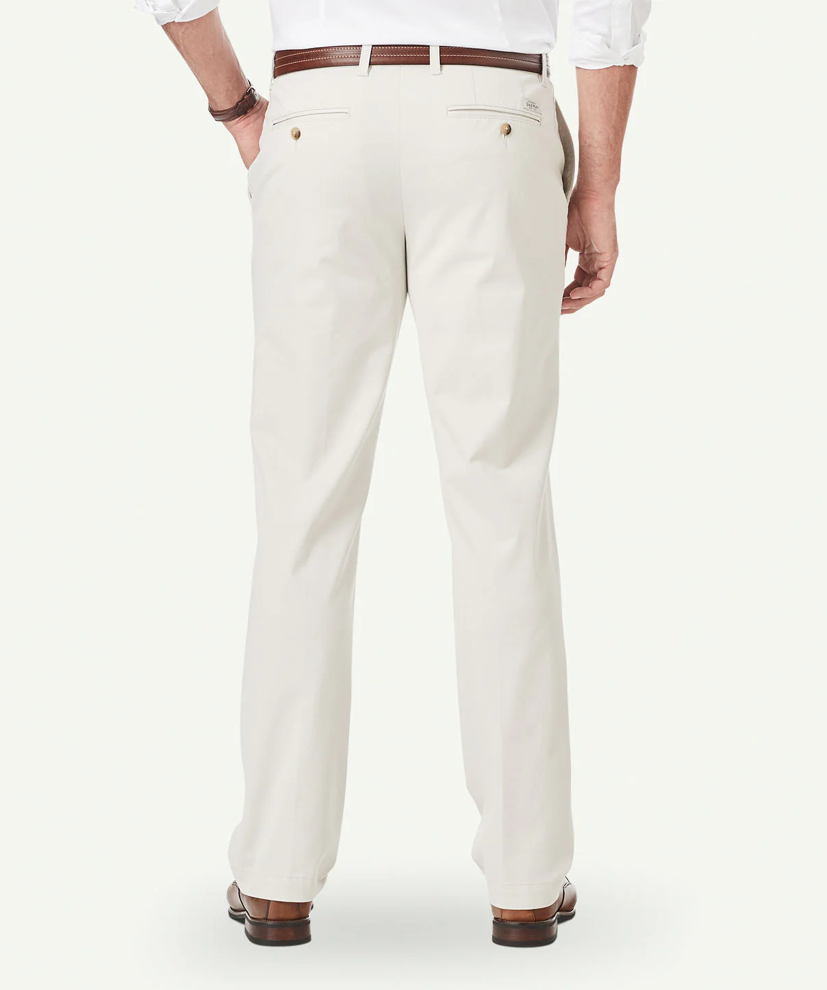 Comfort Chino Pants - Stone - Image 3