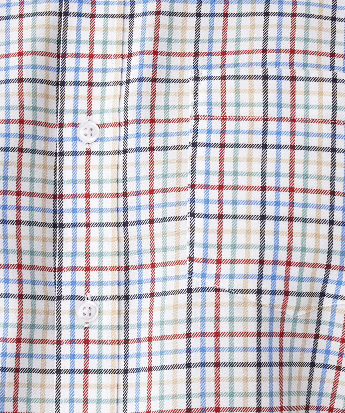 Easy Care Multi Check Long Sleeve Shirt - Multi Check - Image 6