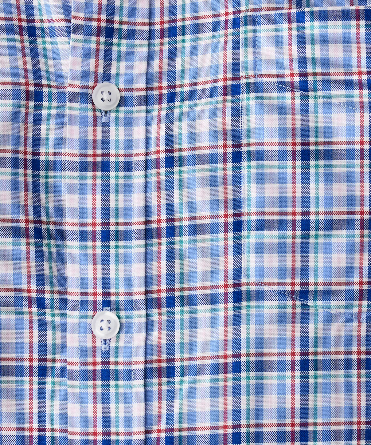 Easy Care Oxford Multi Check Shirt - Multi - Image 6