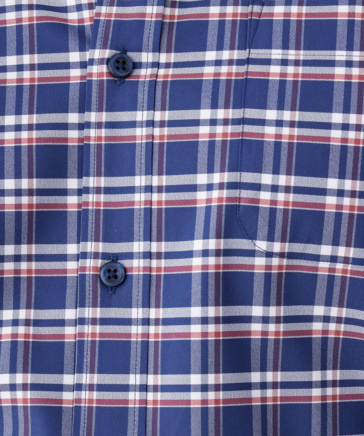 GAZFLEX Performance Multi Check Long Sleeve Shirt - Navy - Image 6