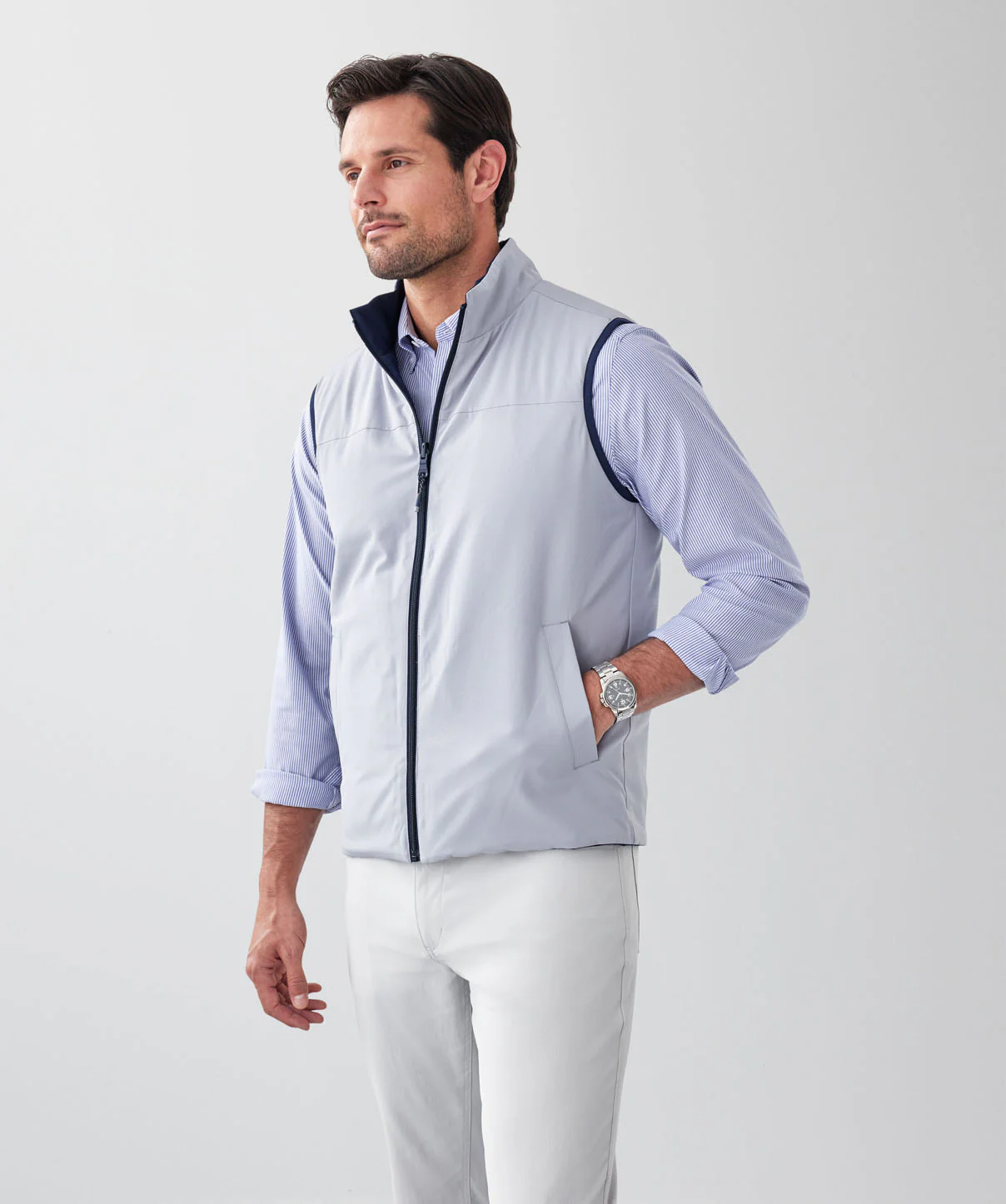 GAZFLEX Reversible Vest - Navy - Image 7