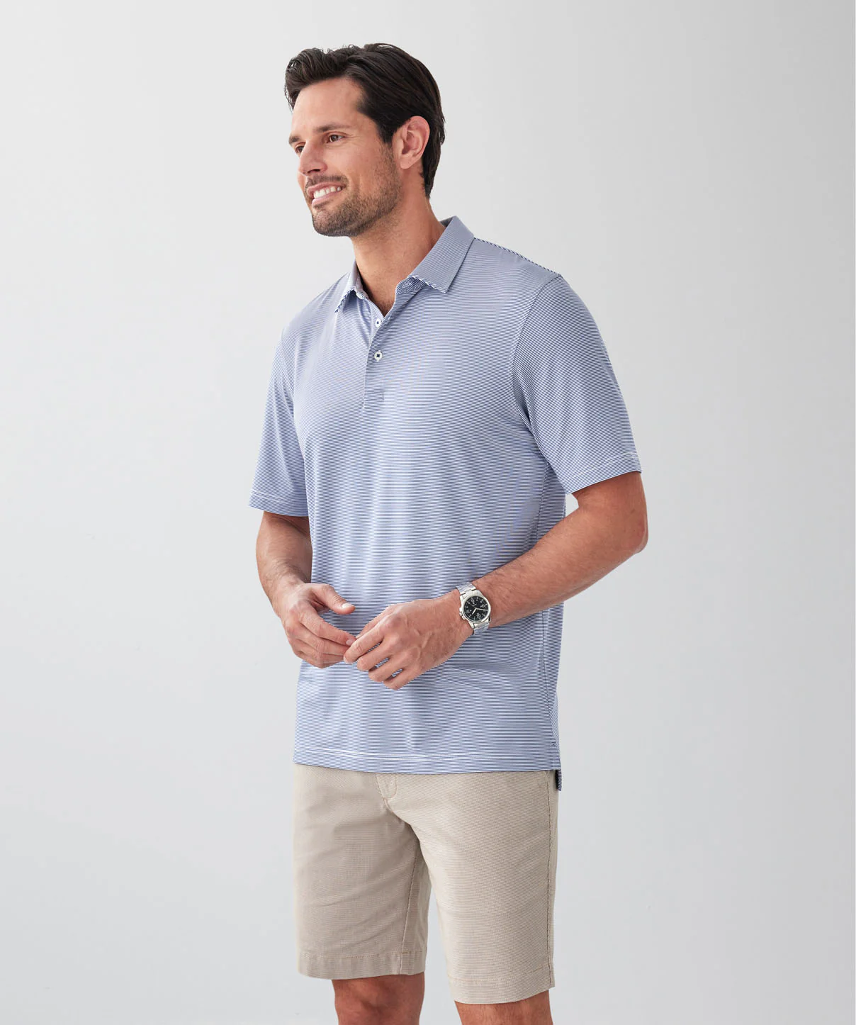 GAZFLEX Stripe Polo - Blue - Image 5