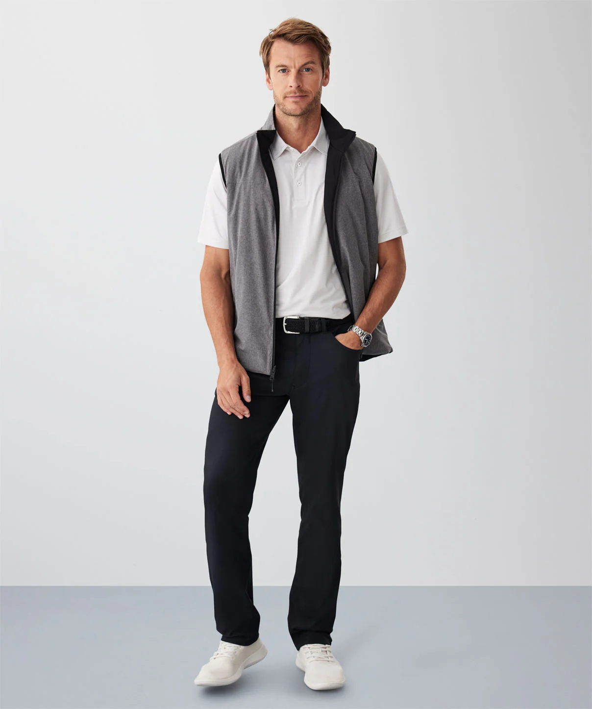 GAZFLEX Stripe Polo - Ecru - Image 6