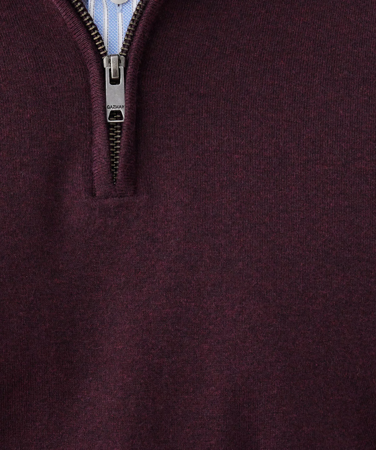High Flex Half Zip Knit - Plum - Image 6