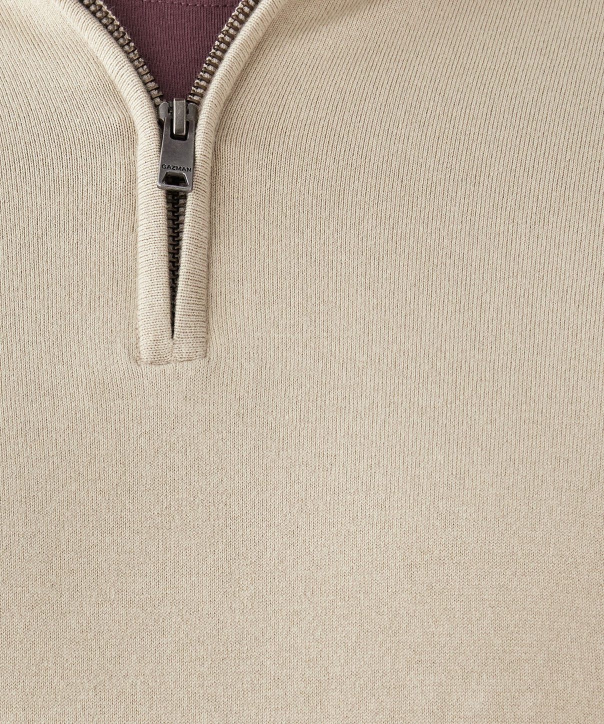 High Flex Half Zip Knit - Stone - Image 6