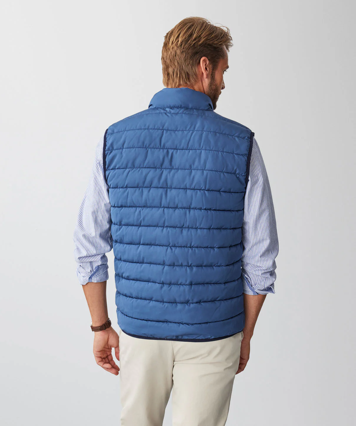 Lightweight Puffer Vest - Dark Denim - Image 3