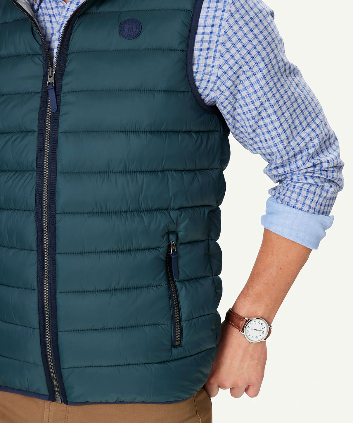 Lightweight Puffer Vest - Forest - Image 4