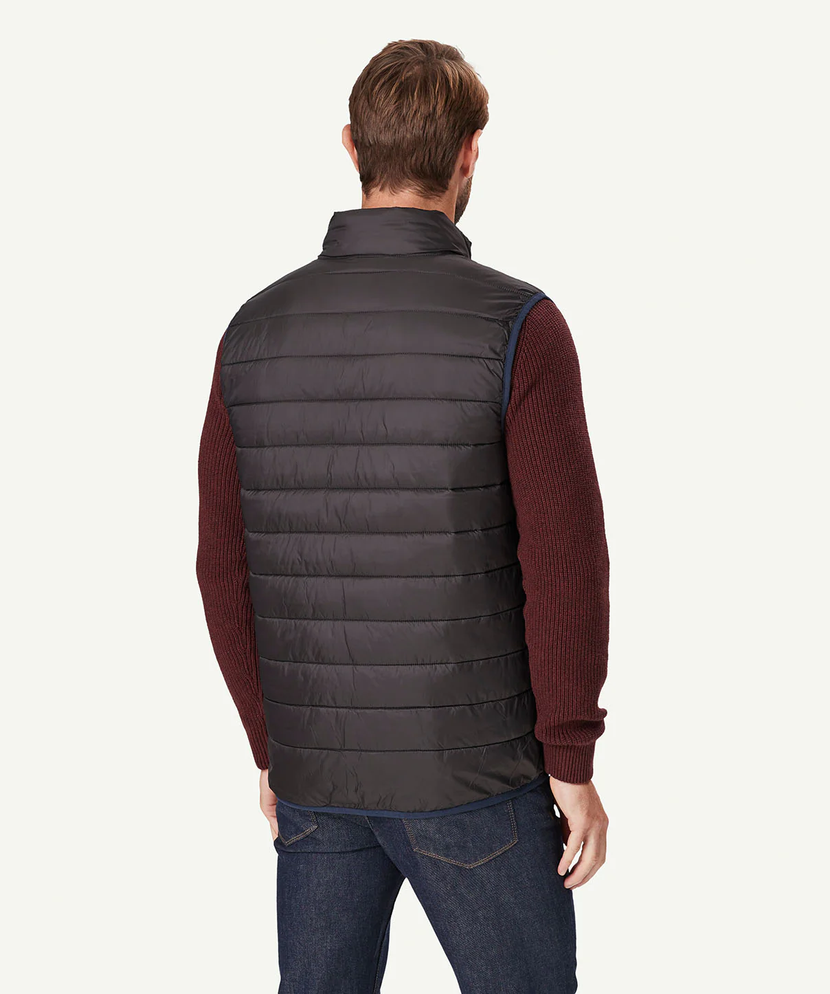Lightweight Puffer Vest - Graphite - Image 3