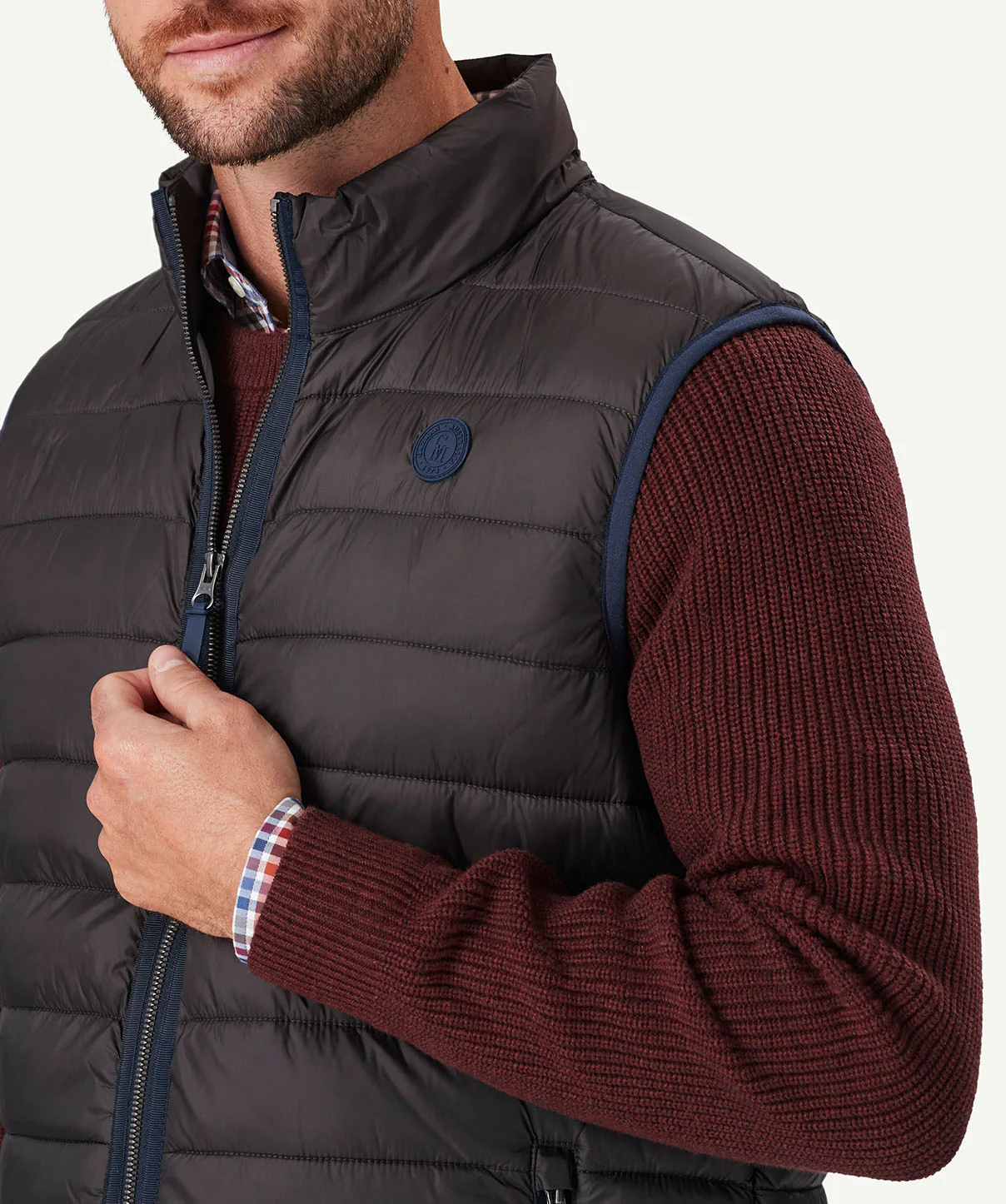 Lightweight Puffer Vest - Graphite - Image 4