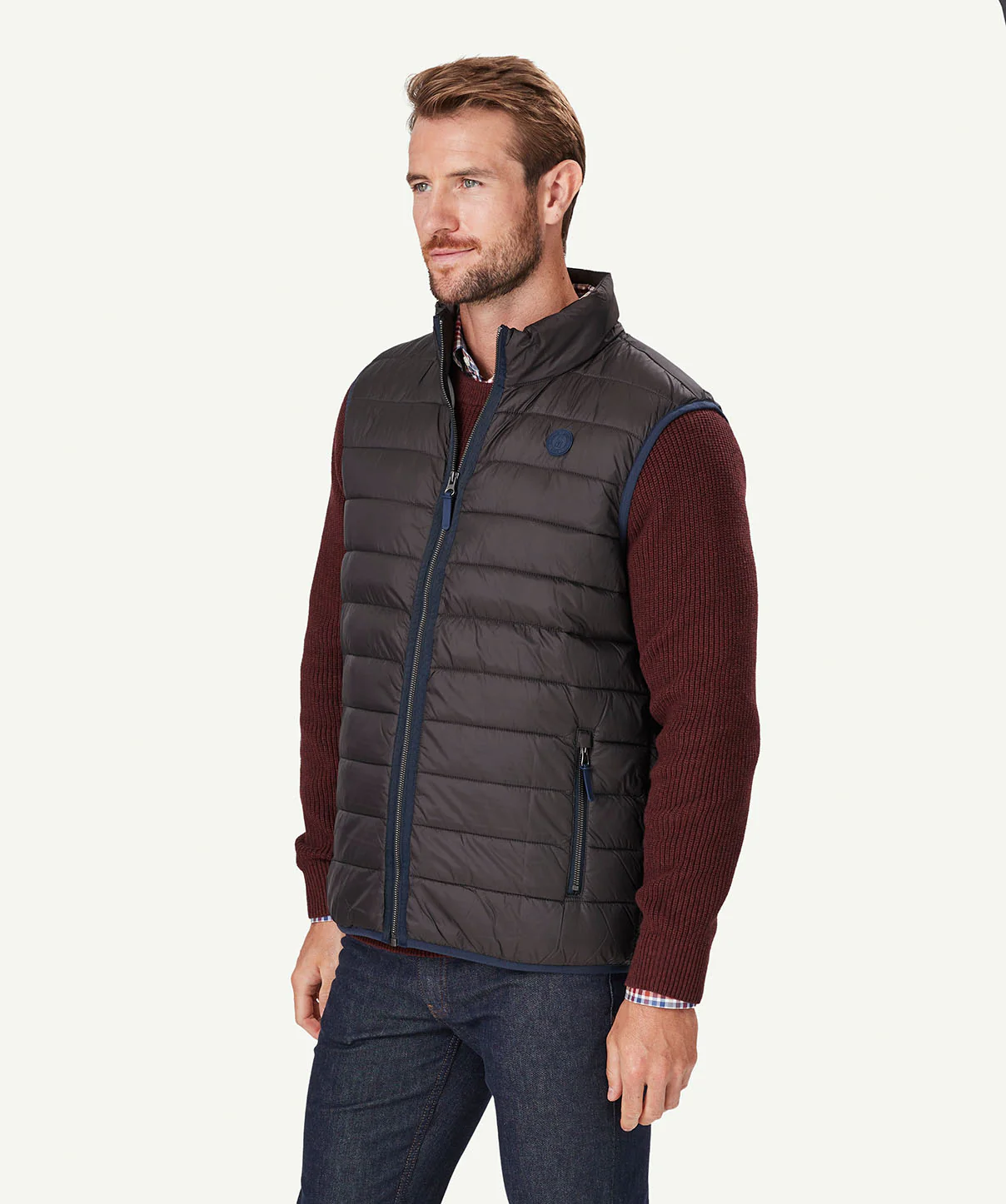 Lightweight Puffer Vest - Graphite - Image 5