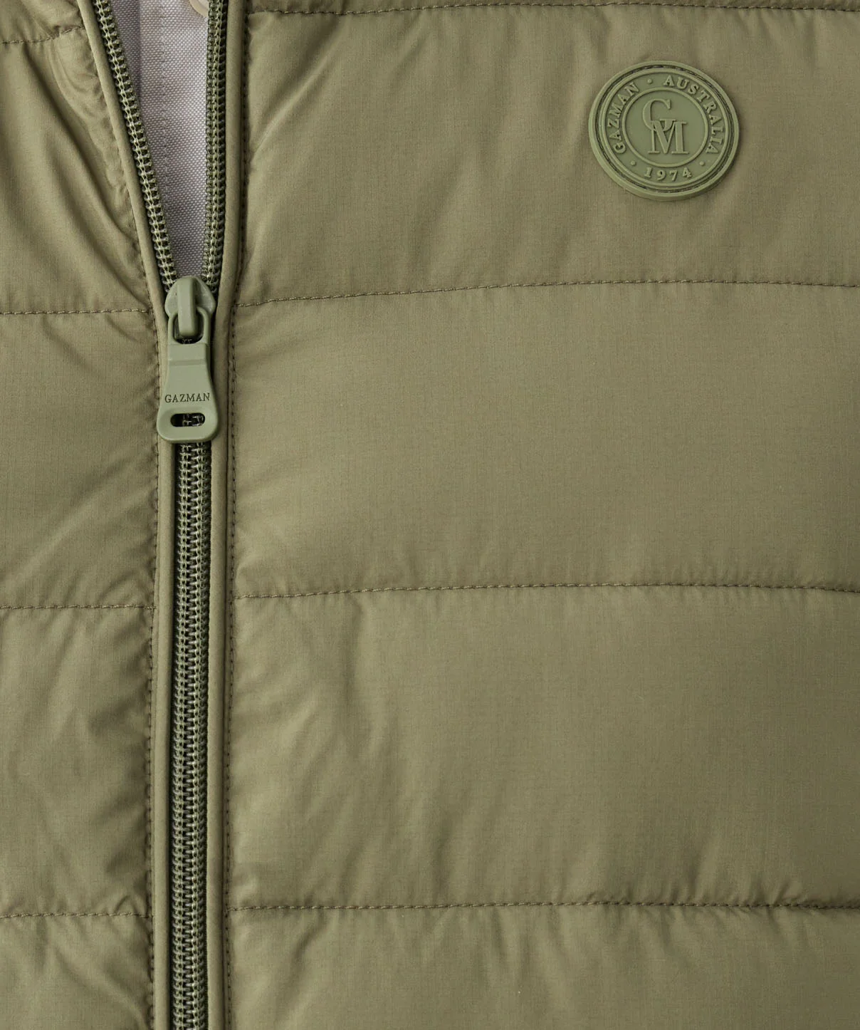 Lightweight Puffer Vest - Khaki - Image 6