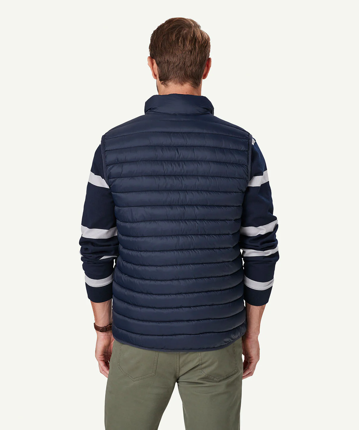 Lightweight Puffer Vest - Navy - Image 3