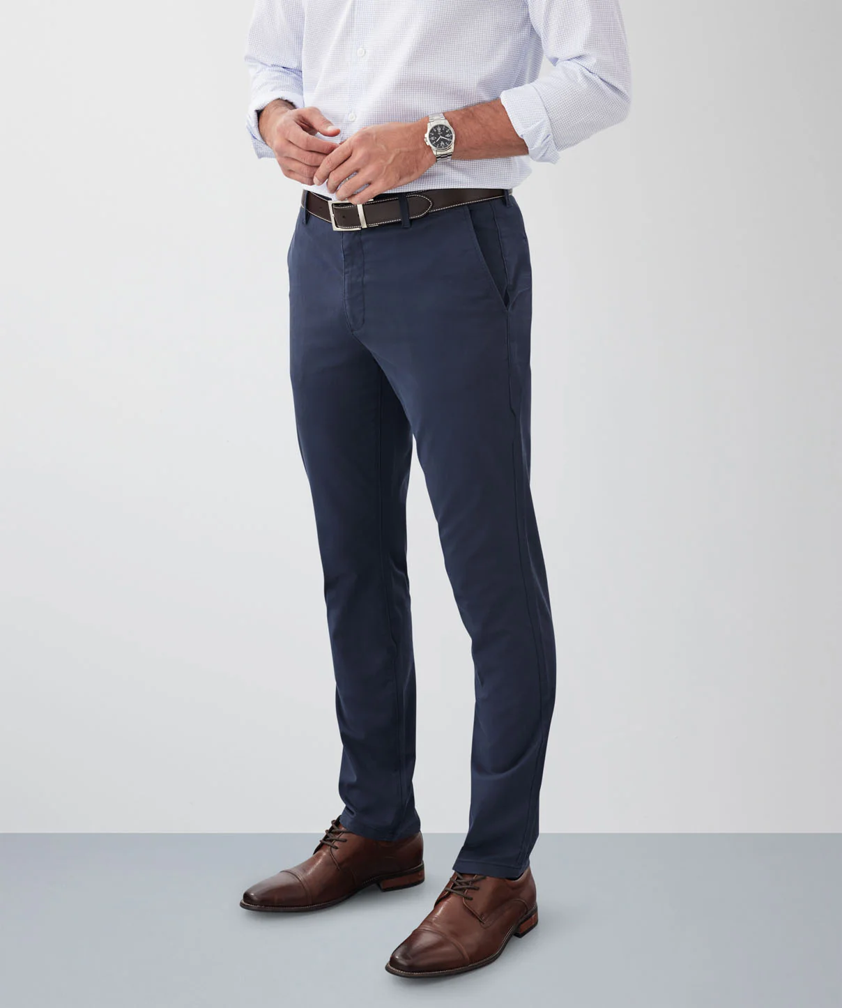 Modern Chino Pants - Navy - Image 6