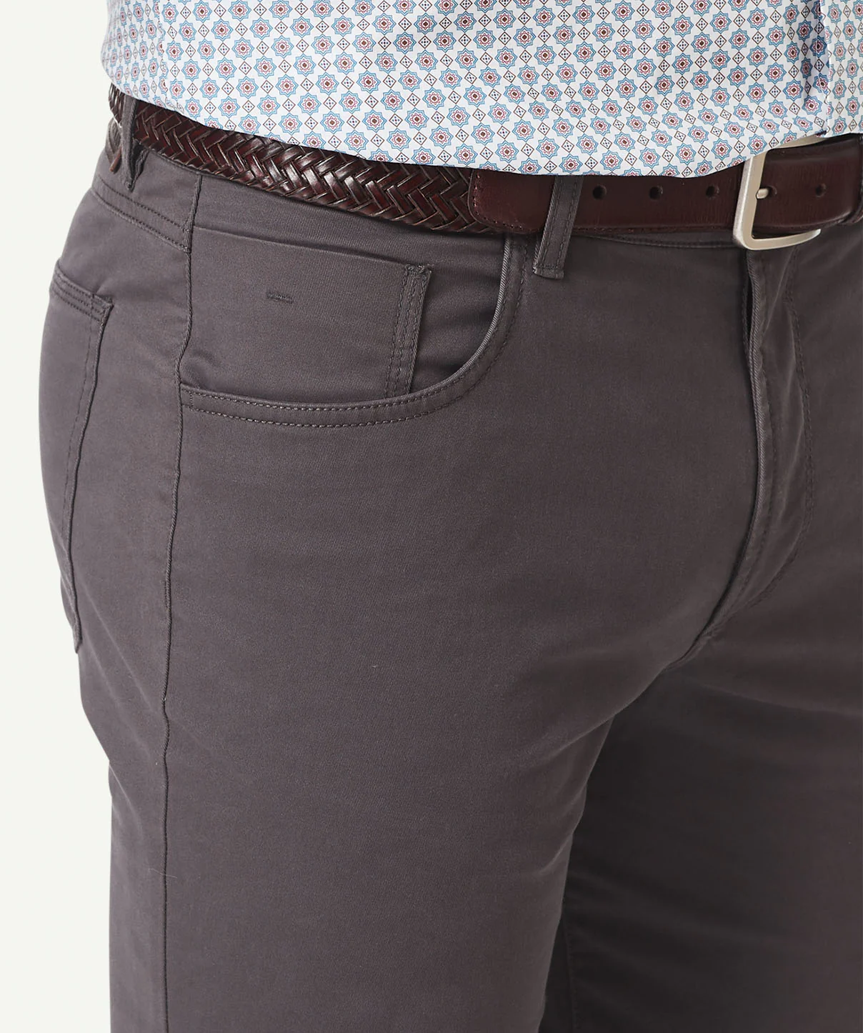 Modern Stretch 5 Pocket Pants - Donkey - Image 4