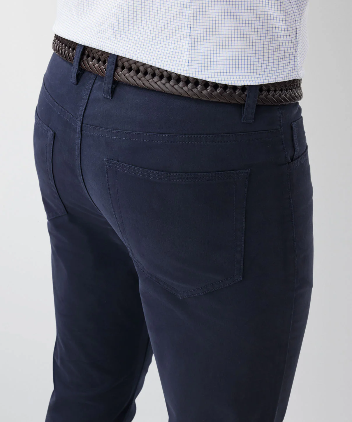 Modern Stretch 5 Pocket Pants - Navy - Image 4