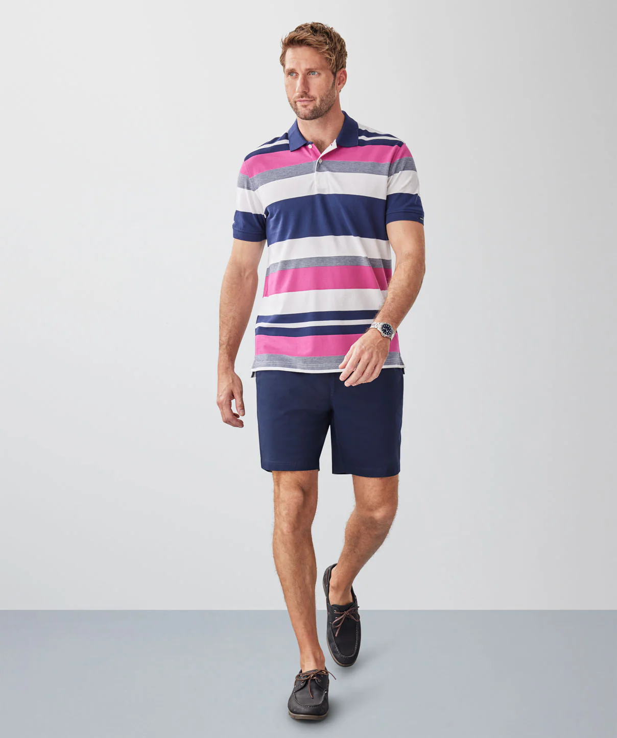 Multi Stripe Polo - Multi - Image 4