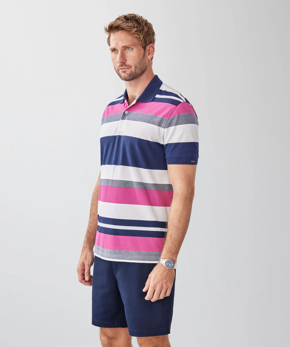 Multi Stripe Polo - Multi - Image 5