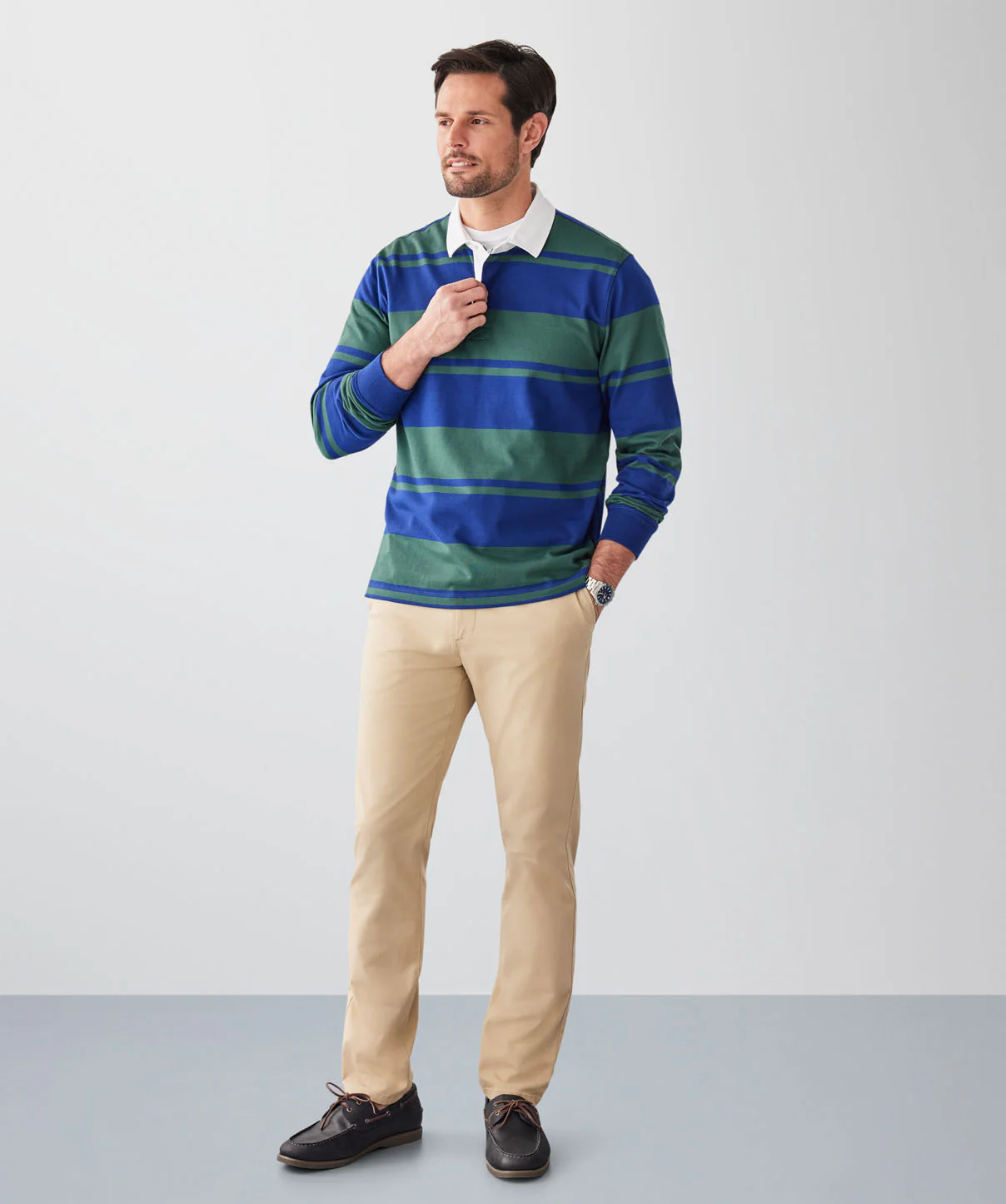 Multi Stripe Rugby Jumper - Multi - Image 4