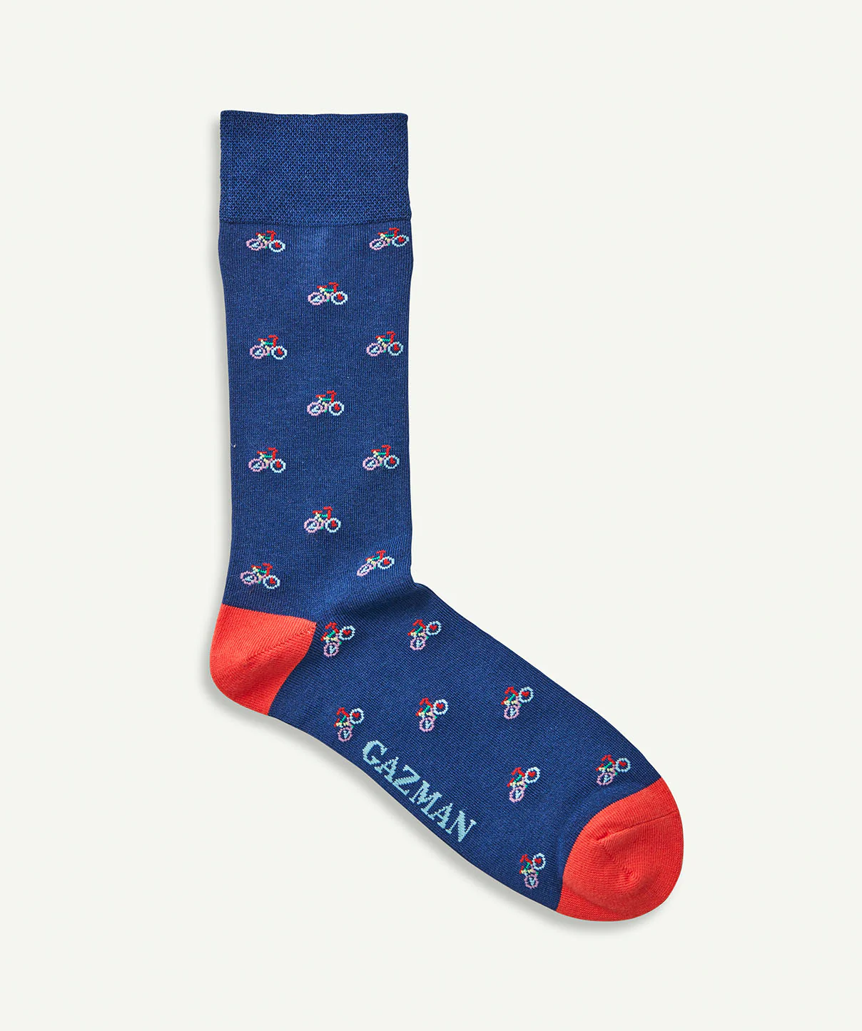 Non Tight Bike Sock - Navy - Image 4