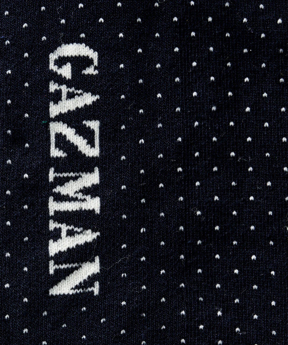 Non Tight Cushion Dot Socks - Navy - Image 3