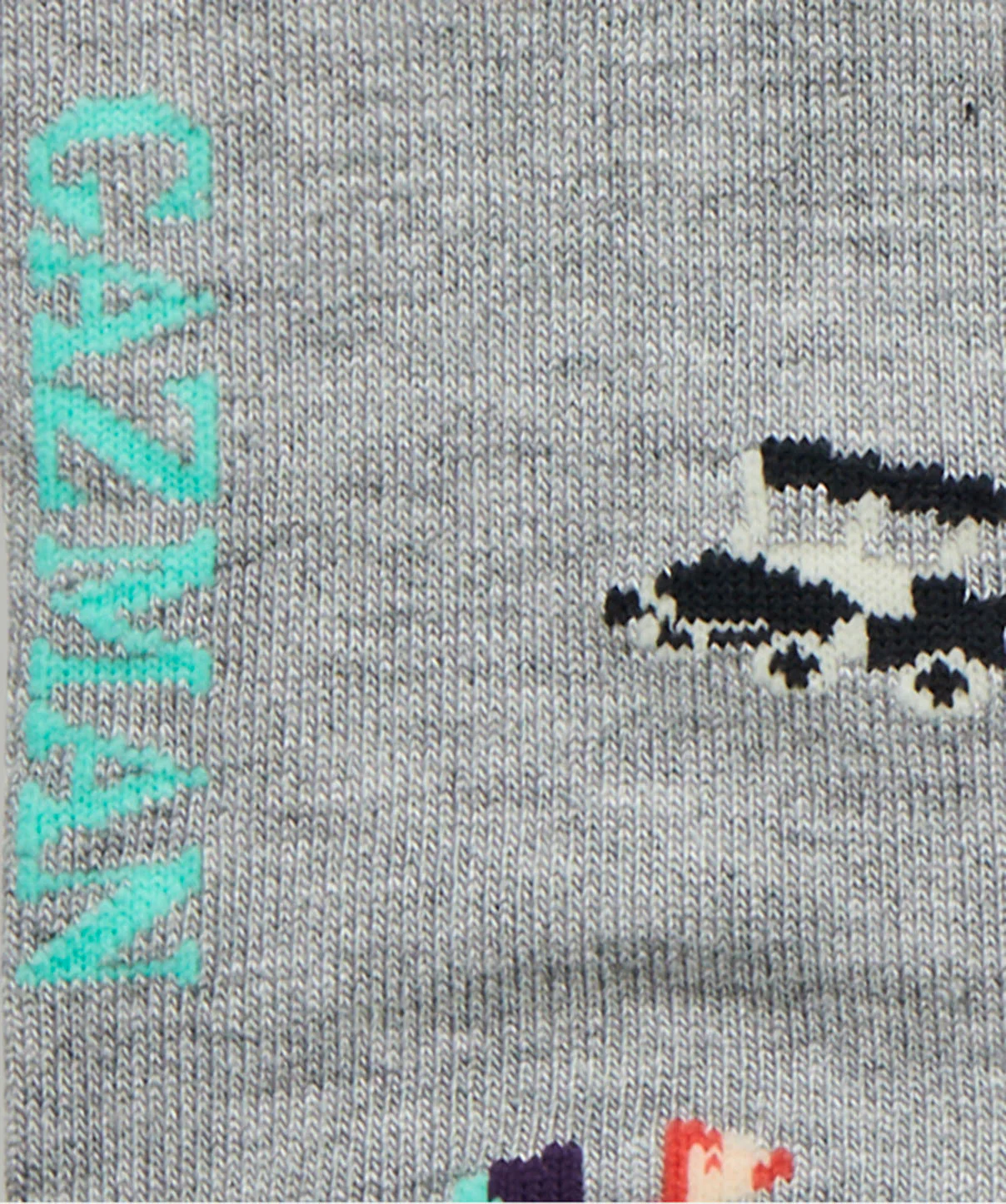 Non Tight On The Green Sock - Grey Marle - Image 3