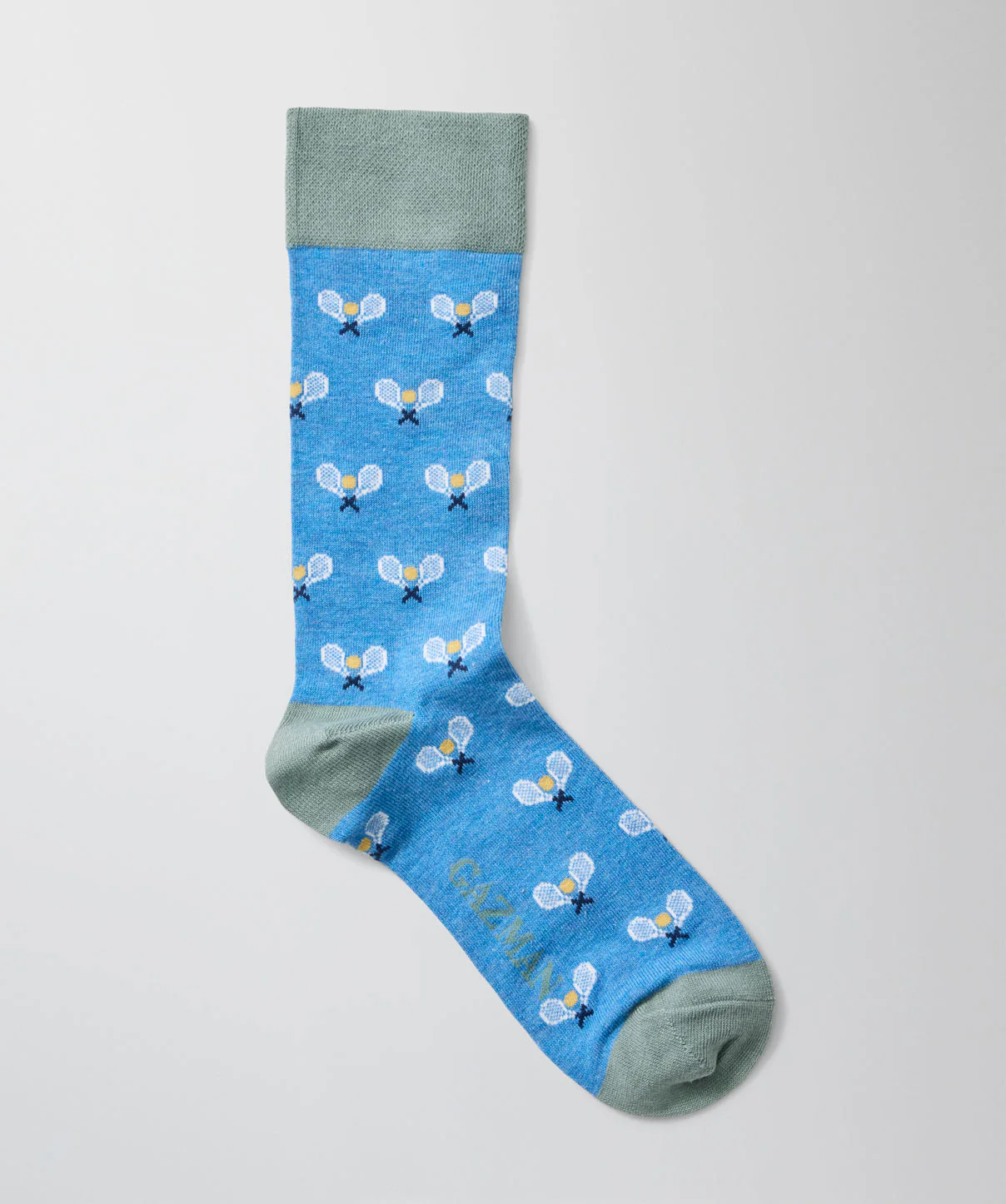 Non Tight Tennis Socks - Blue - Image 4