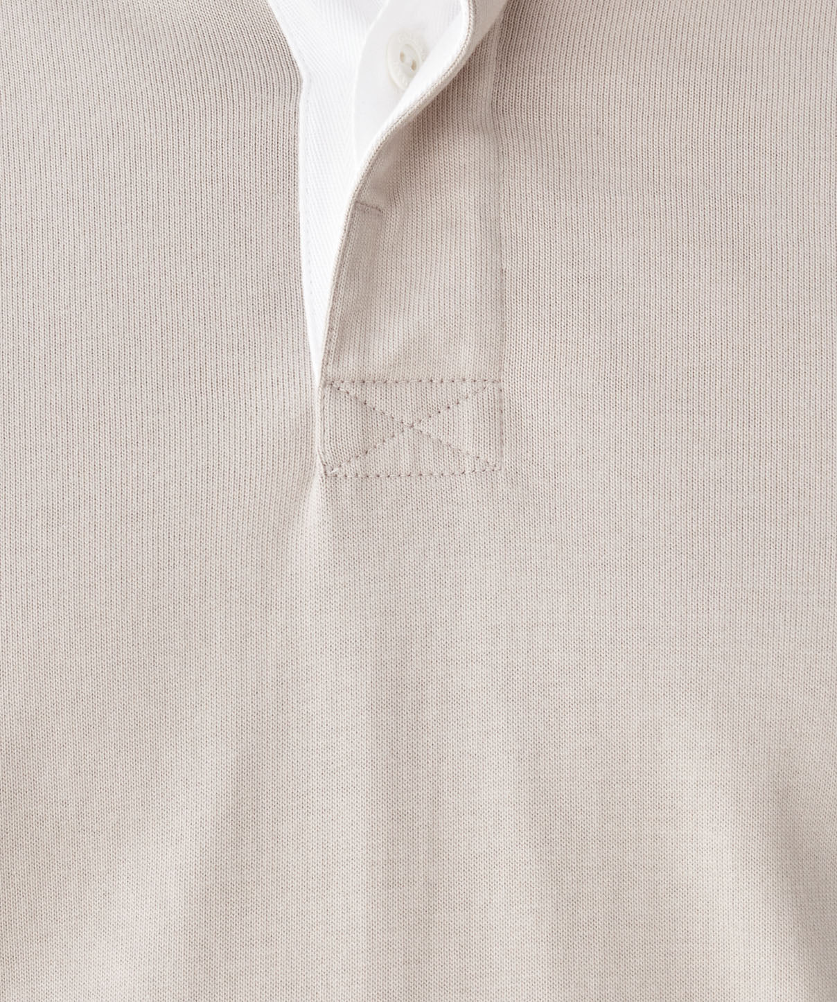 Plain Rugby Jumper - Taupe - Image 6