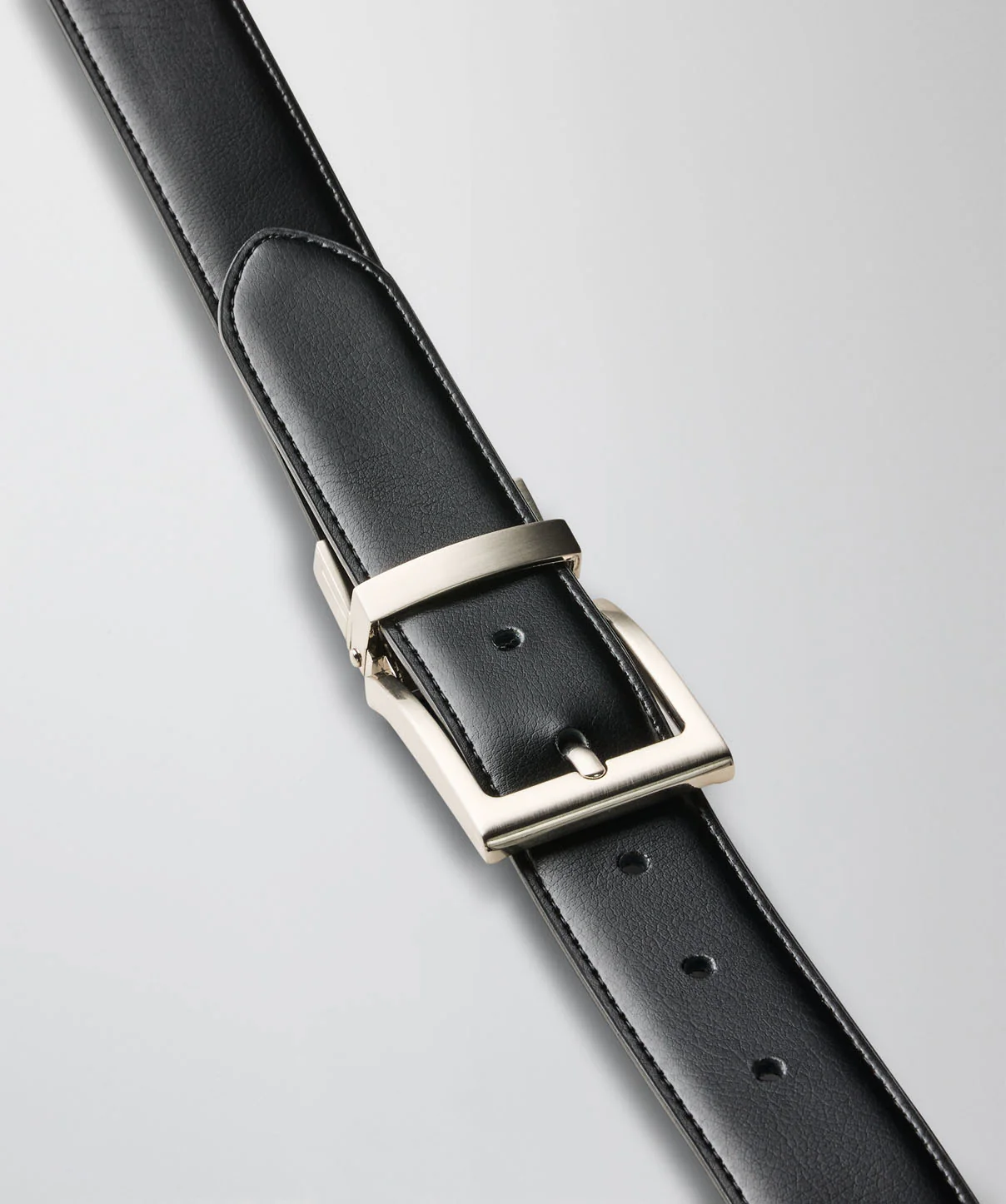 Reversible Leather Belt - Black/Brown - Image 3