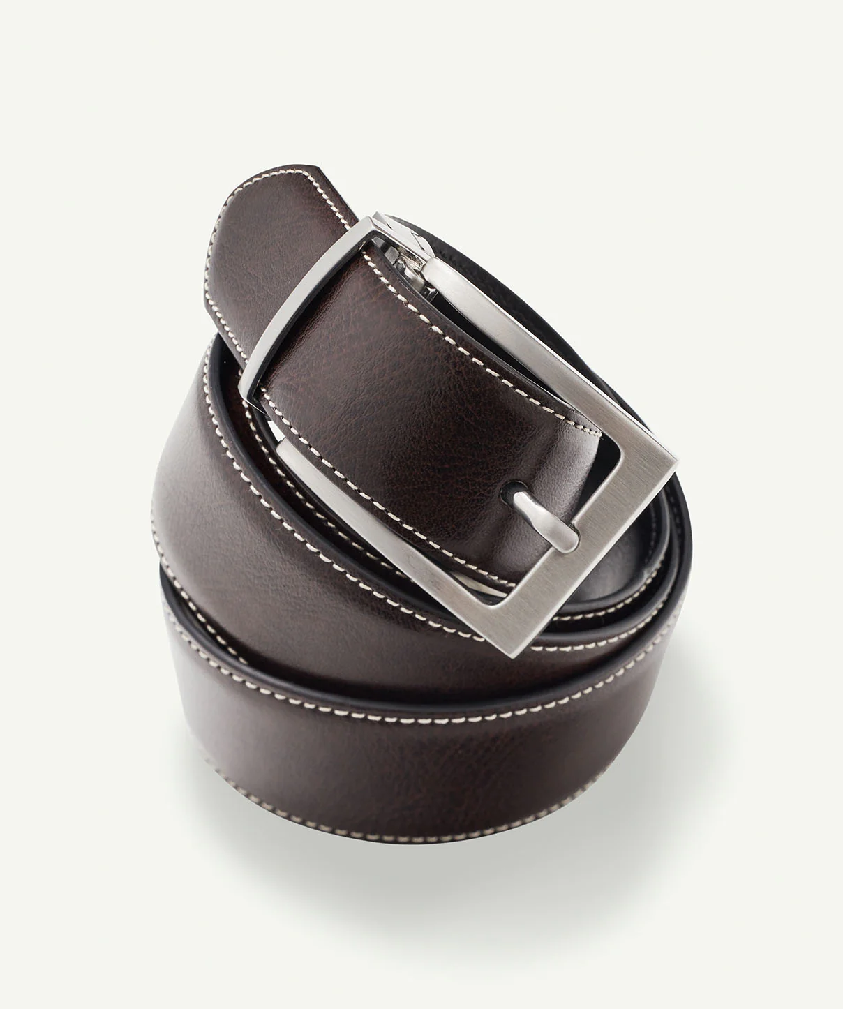 Reversible Leather Belt - Black/Brown - Image 5