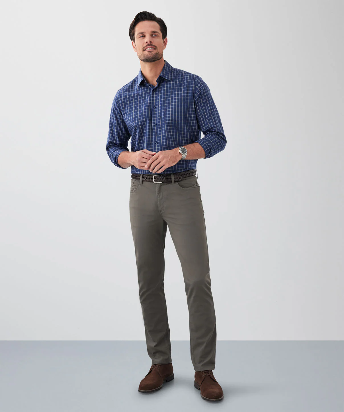 Stretch Bedford Cord Pants - Jeep - Image 5