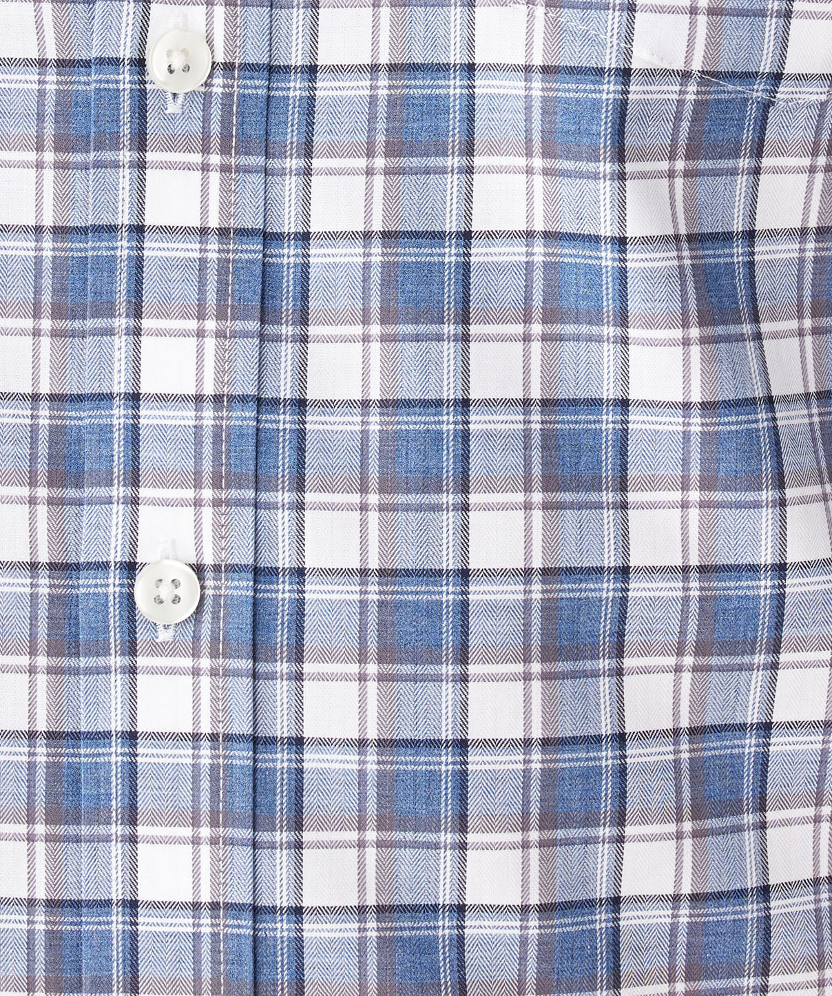 Tailored Fit Easy Care Multi Check Long Sleeve Shirt - Multi Check - Image 6